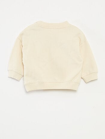 Sweat imprimé animé 'Snoopy' en polaire coton