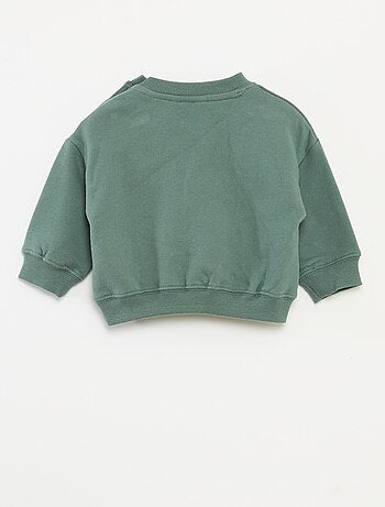 Sweat imprimé animé 'Snoopy' en polaire coton