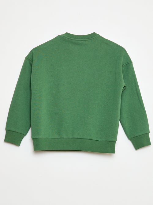 Sweat imprimé avec pressions aimantées - So Easy - Kiabi