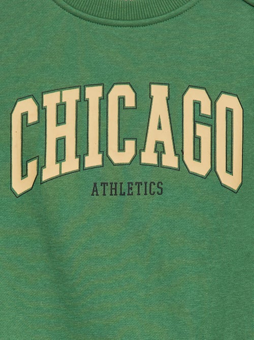 Sweat imprimé avec pressions aimantées - So Easy - Kiabi