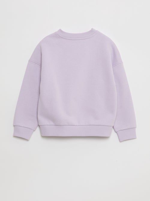 Sweat imprimé avec pressions aimantées à l'épaule - collection facile à enfiler - Kiabi