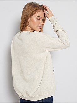 Sweat imprimé 'Belle' et 'Le Clochard' - Kiabi