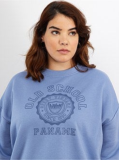 Sweat imprimé 'campus' - Kiabi