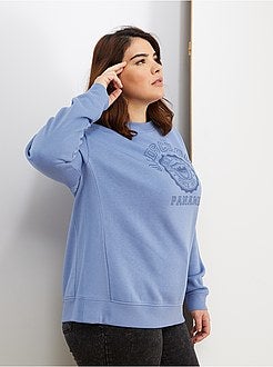 Sweat imprimé 'campus' - Kiabi