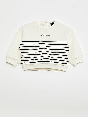 Sweat imprimé col rond