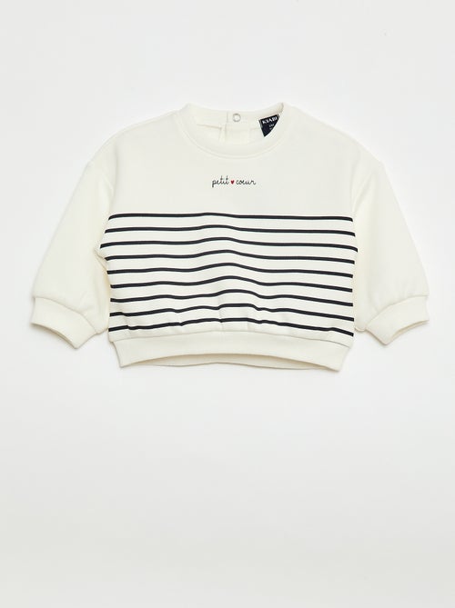 Sweat imprimé col rond - Kiabi Sweat imprimé col rond - Kiabi