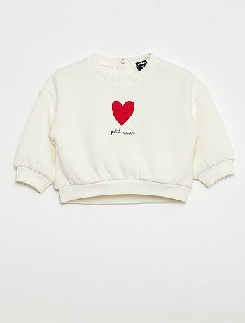 Sweat imprimé col rond