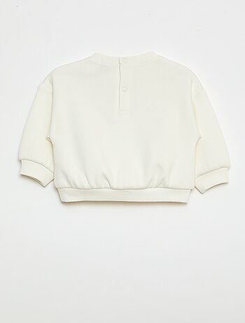Sweat imprimé col rond