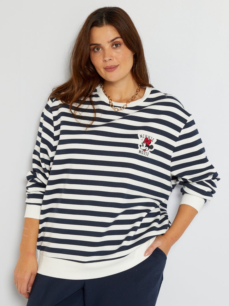 Sweat imprimé 'Disney' bleu marine - Kiabi