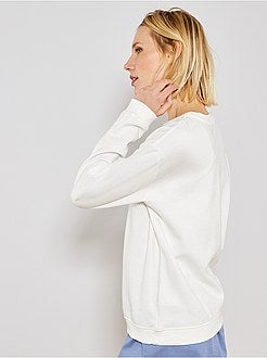 Sweat imprimé 'éco-conception' - Kiabi