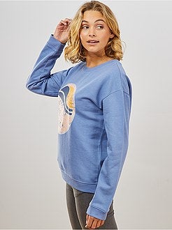 Sweat imprimé 'éco-conception' - Kiabi