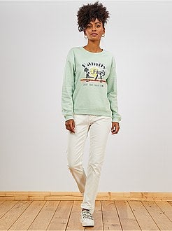 Sweat imprimé 'éco-conception' - Kiabi