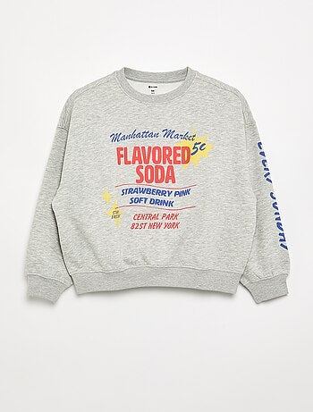 Sweat imprimé effet loose