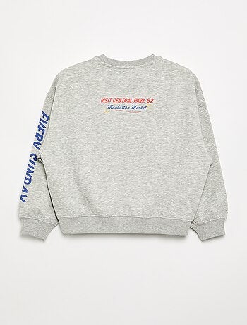 Sweat imprimé effet loose