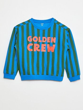 Sweat imprimé en coton
