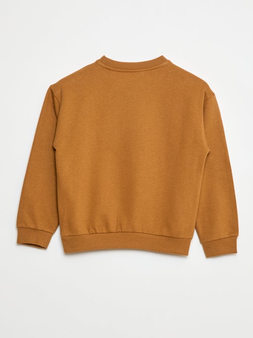 Sweat imprimé en coton - Kiabi