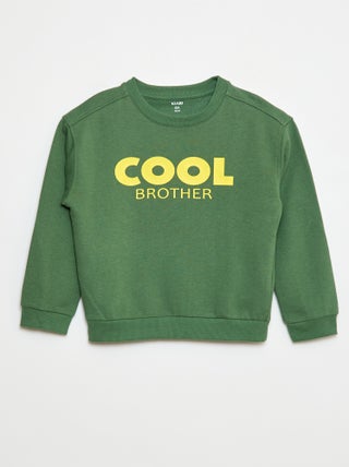Sweat imprimé en coton