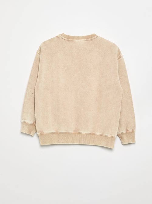 Sweat imprimé en French Terry - Kiabi Sweat imprimé en French Terry - Kiabi