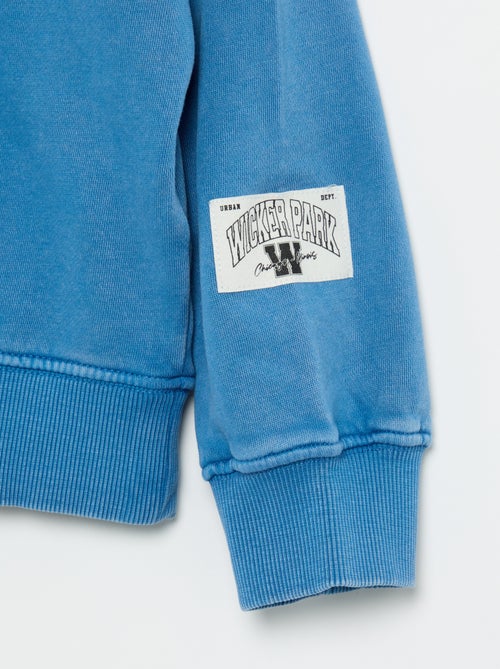 Sweat imprimé en French Terry - Kiabi