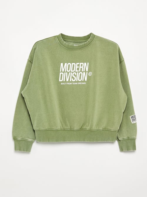 Sweat imprimé en French Terry - Kiabi Sweat imprimé en French Terry - Kiabi