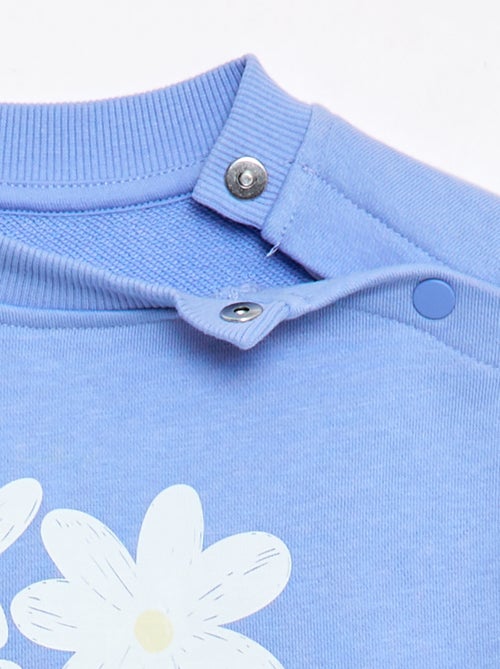 Sweat imprimé en molleton léger - Collection facile à enfiler - Kiabi