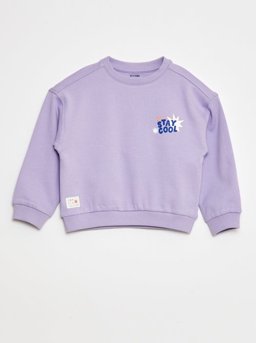 Sweat imprimé en molleton léger - Grafik Edition - Kiabi