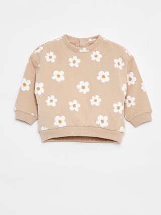 Sweat imprimé fantaisie
