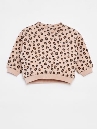 Sweat imprimé fantaisie