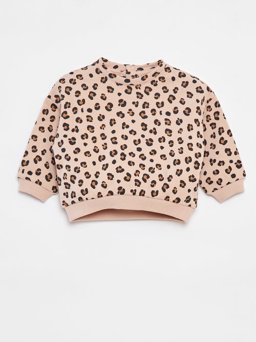 Sweat imprimé fantaisie - Kiabi