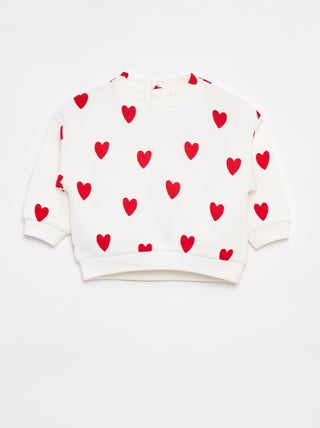 Sweat imprimé fantaisie