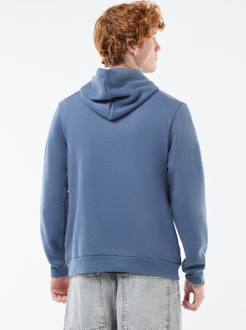 Sweat imprimé fantaisie en coton uni - Kiabi