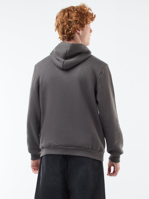 Sweat imprimé fantaisie en coton uni - Kiabi