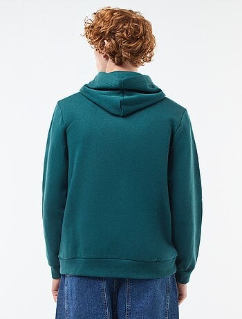 Sweat imprimé fantaisie en coton uni