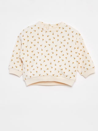 Sweat imprimé fantaisie