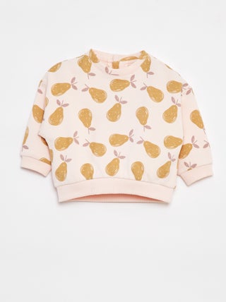 Sweat imprimé fantaisie