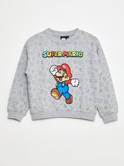 Sweat imprimé 'Fashion UK' 'Mario' en coton - Kiabi