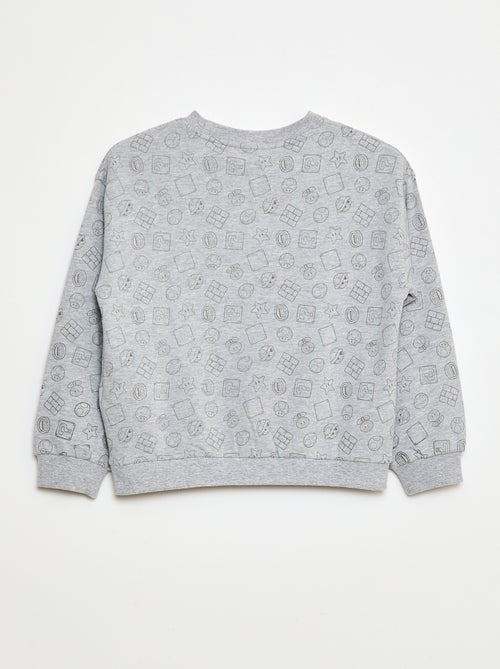 Sweat imprimé 'Fashion UK' 'Mario' en coton - Kiabi