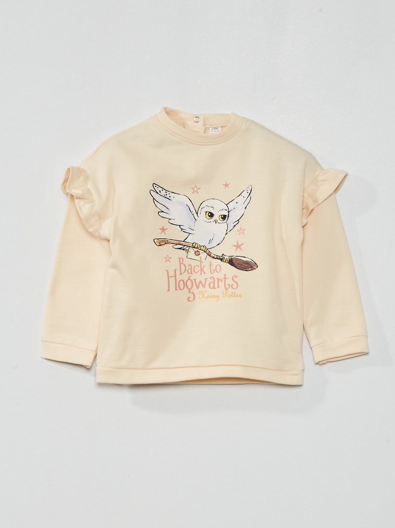 Sweat imprimé 'Harry Potter' Blanc - Kiabi