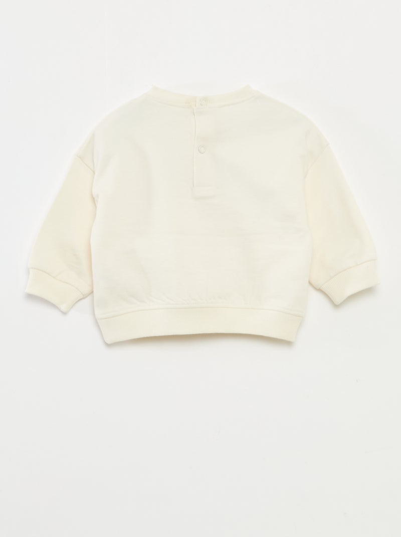 Sweat imprimé 'Harry Potter' en coton Blanc - Kiabi