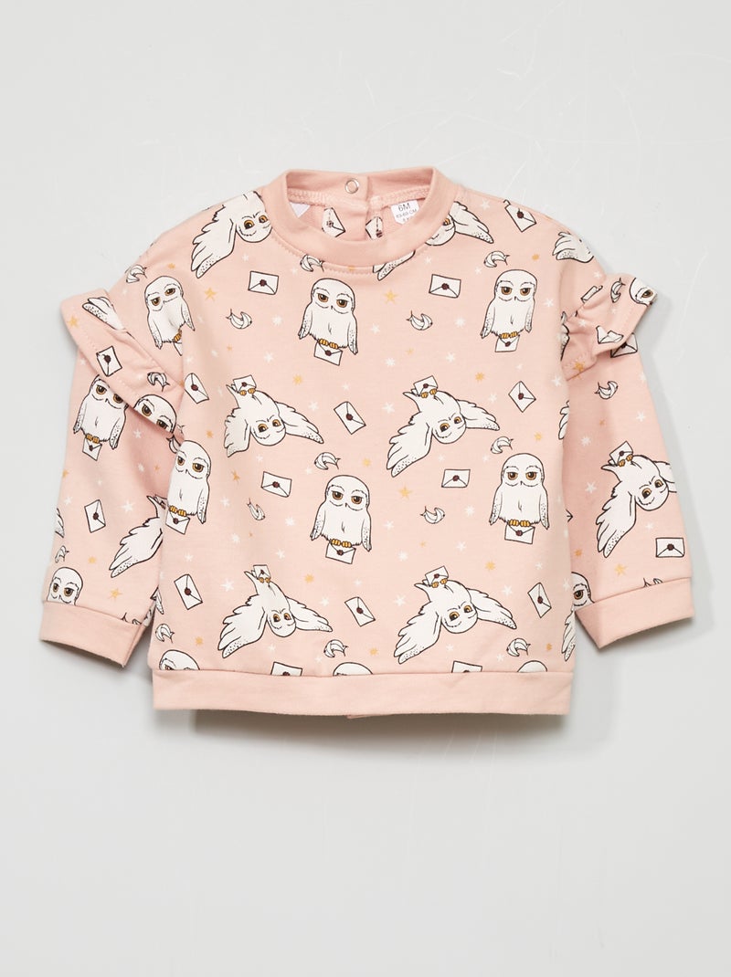 Sweat imprimé 'Harry Potter' Rose - Kiabi