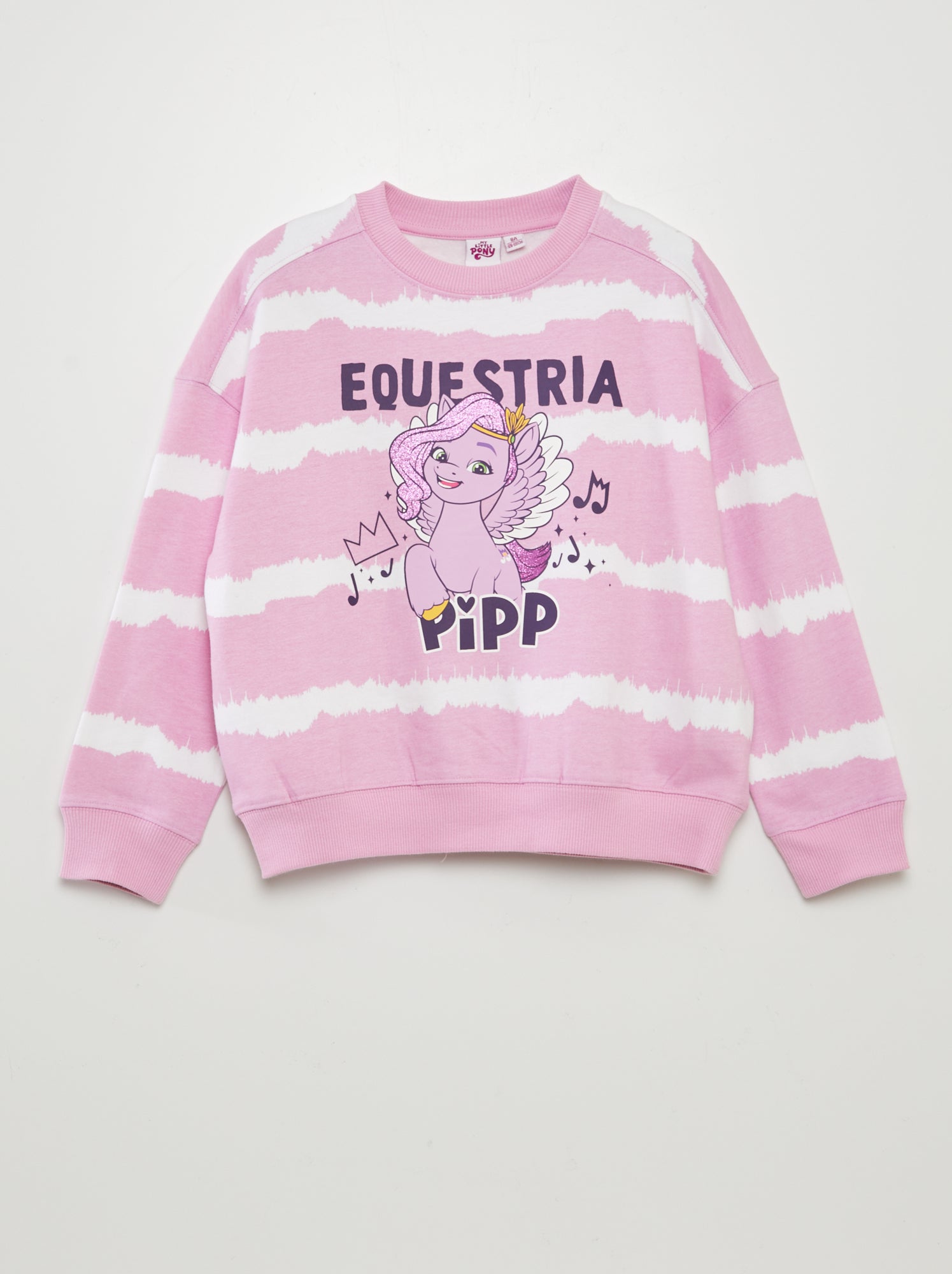 T-shirt My Little Pony Fille Scintillant - Taille S (6/6X) - Rose, Violet, Or - Occasion TBE