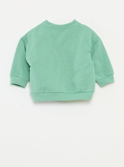 Sweat imprimé Noël en jersey coton - Kiabi