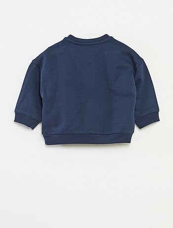 Sweat imprimé Noël en polaire coton