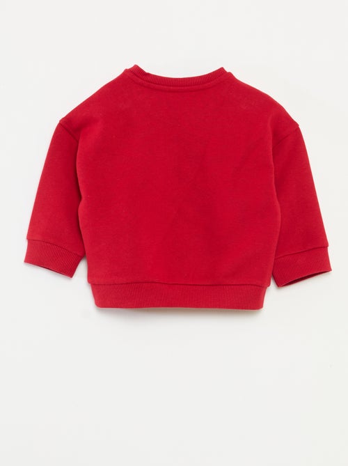 Sweat imprimé Noël en polaire coton - Kiabi Sweat imprimé Noël en polaire coton - Kiabi