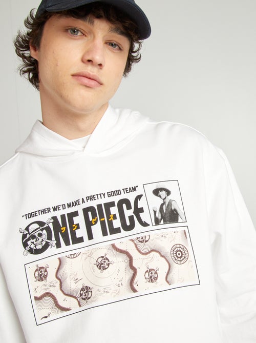 Sweat imprimé 'One Piece' en molleton - Kiabi