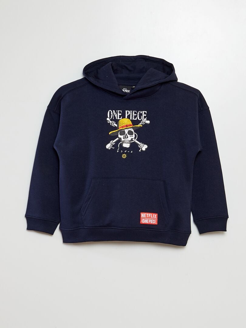 Sweat imprimé 'One Piece' x 'Netflix' Bleu - Kiabi