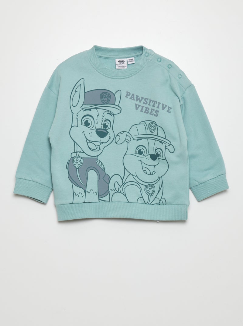 Sweat imprimé 'Pat'patrouille' Bleu - Kiabi