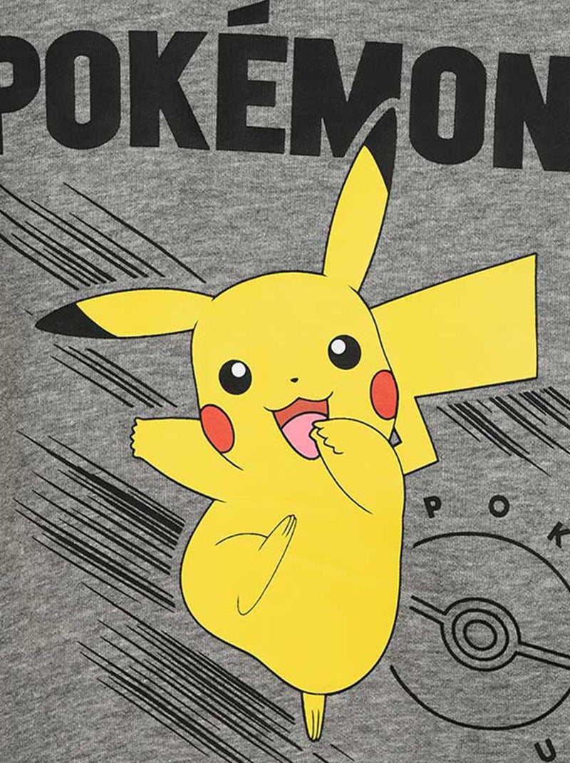 Sweat imprimé 'Pokémon' 'Pikachu' Gris - Kiabi