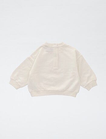 Sweat imprimé 'Rolling stones' en coton