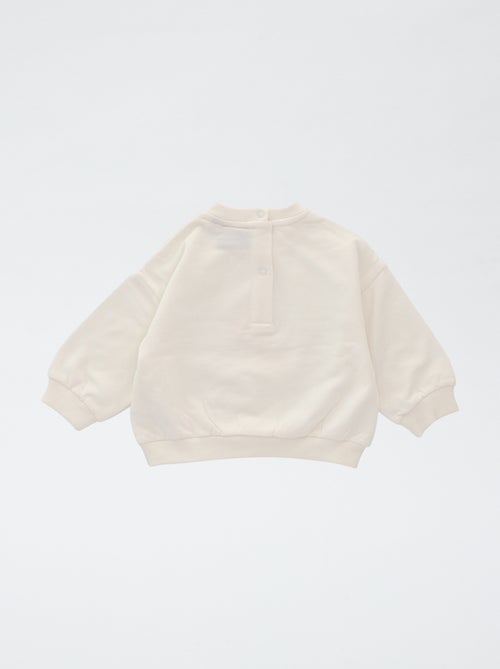 Sweat imprimé 'Rolling stones' en coton - Kiabi